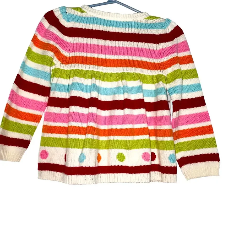 NWT Gymboree multicolor cardigan SZ 2T striped long sleeve